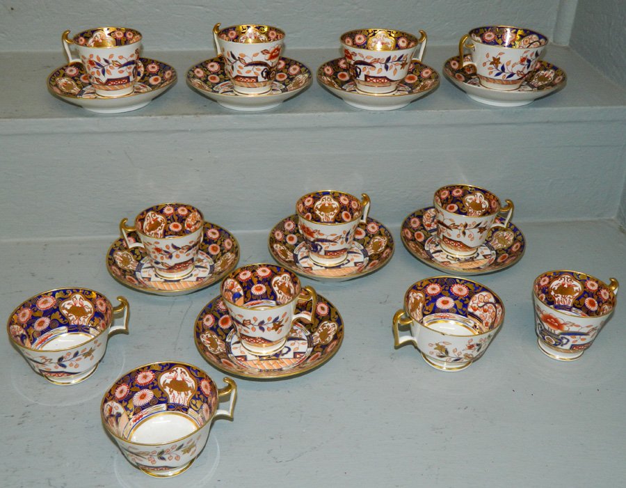 24 pc Spode cups and saucers: 24 pc Spode cups and saucers