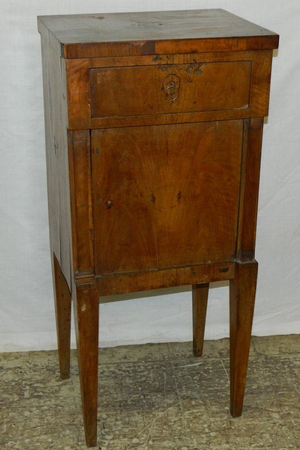 19th Century walnut night stand (1 of 3)