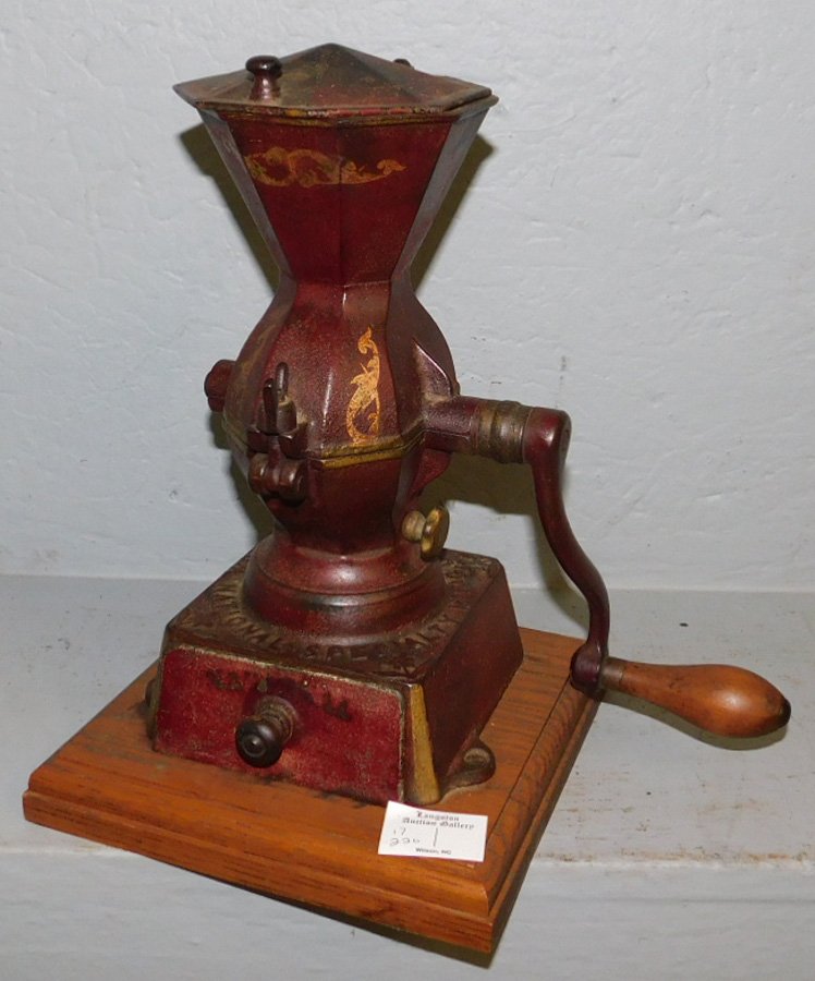 Cast iron Antique National Specialty coffee mill. (1 of 1)