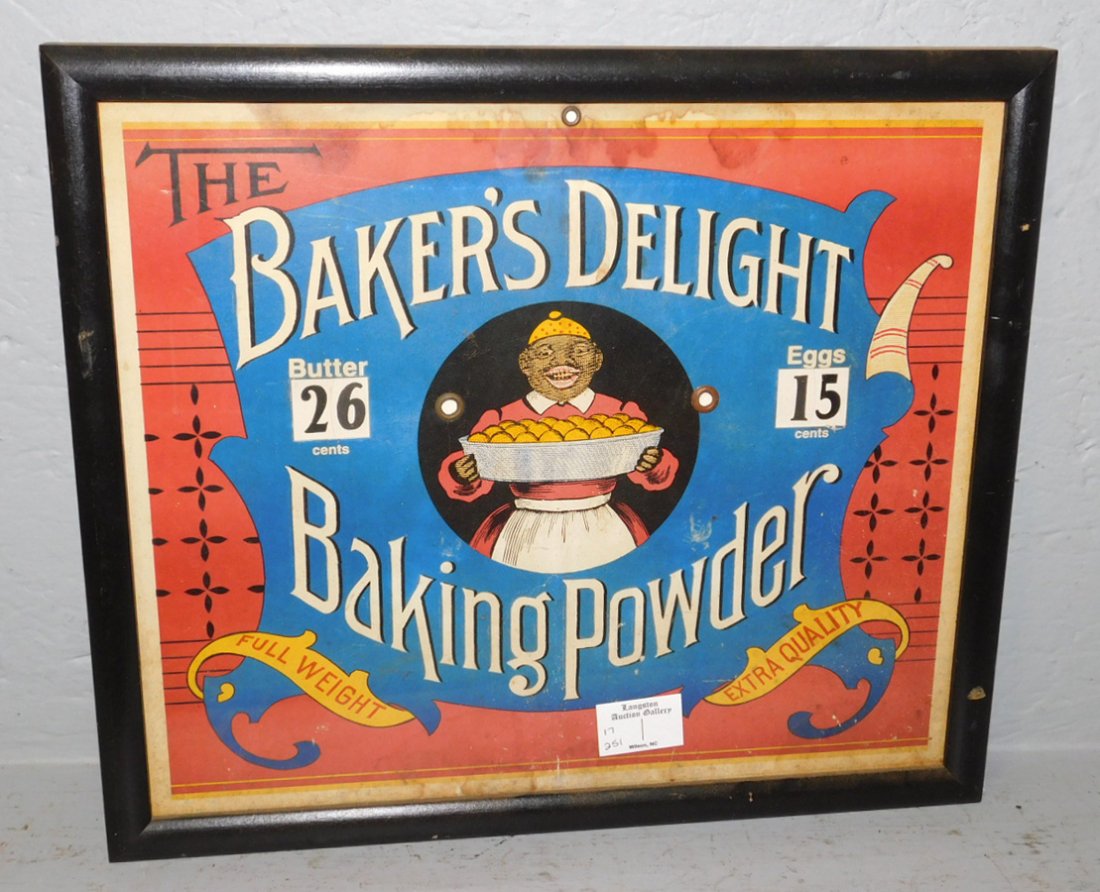 Bakers Delight framed butter and egg advertisement. (1 of 1)