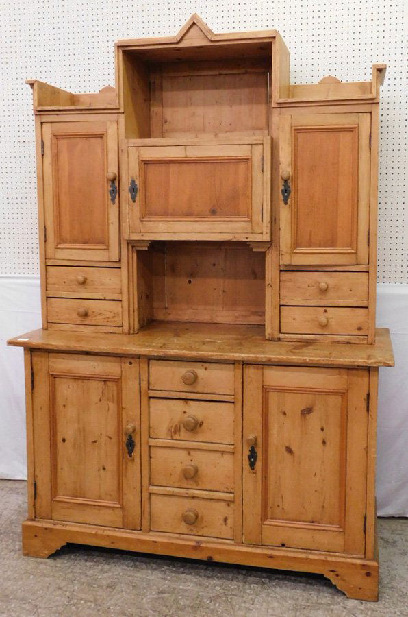 Primitive pine cupboard. (1 of 2)