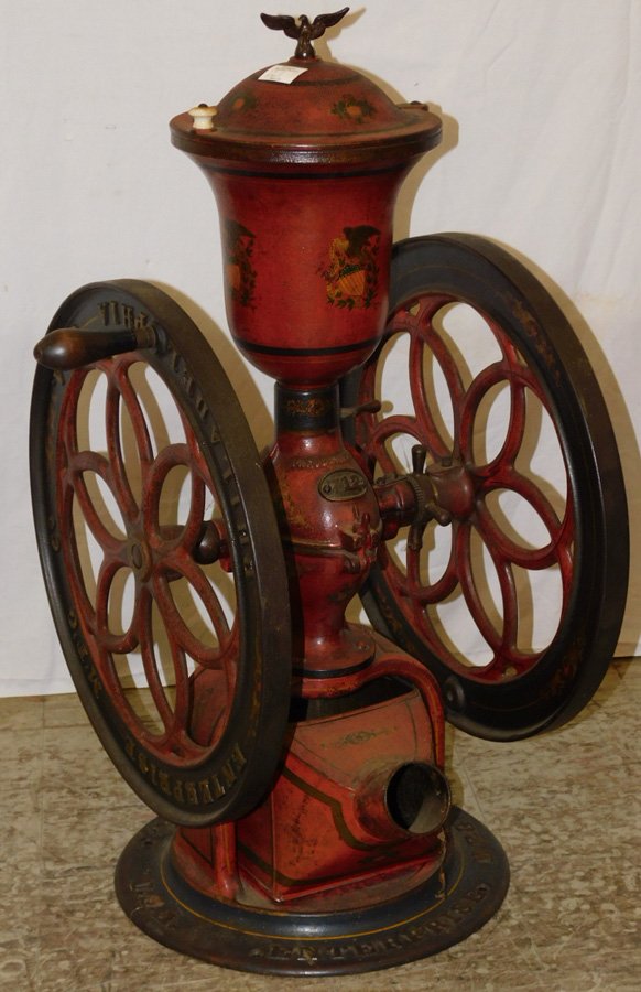 Large Enterprise double wheel cast iron coffee mill. (1 of 3)