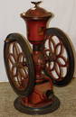 Large Enterprise double wheel cast iron coffee mill.