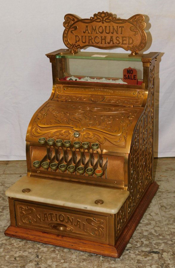 National Number 180 Brass Cash register (1 of 2)