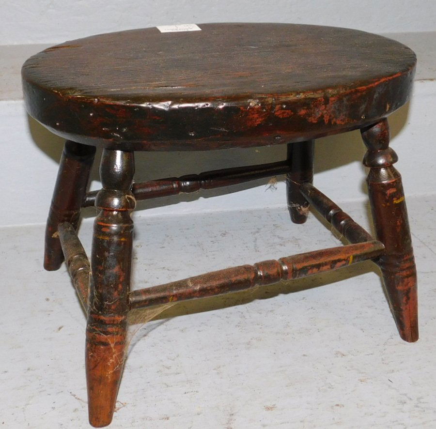 Early milking stool. 10" tall. (1 of 1)