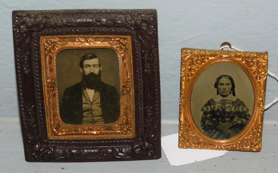 2 19th C Daguerreotypes. To 4" x 3 1/2". (1 of 1)