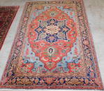 9' x 14' Heriz Persian rug