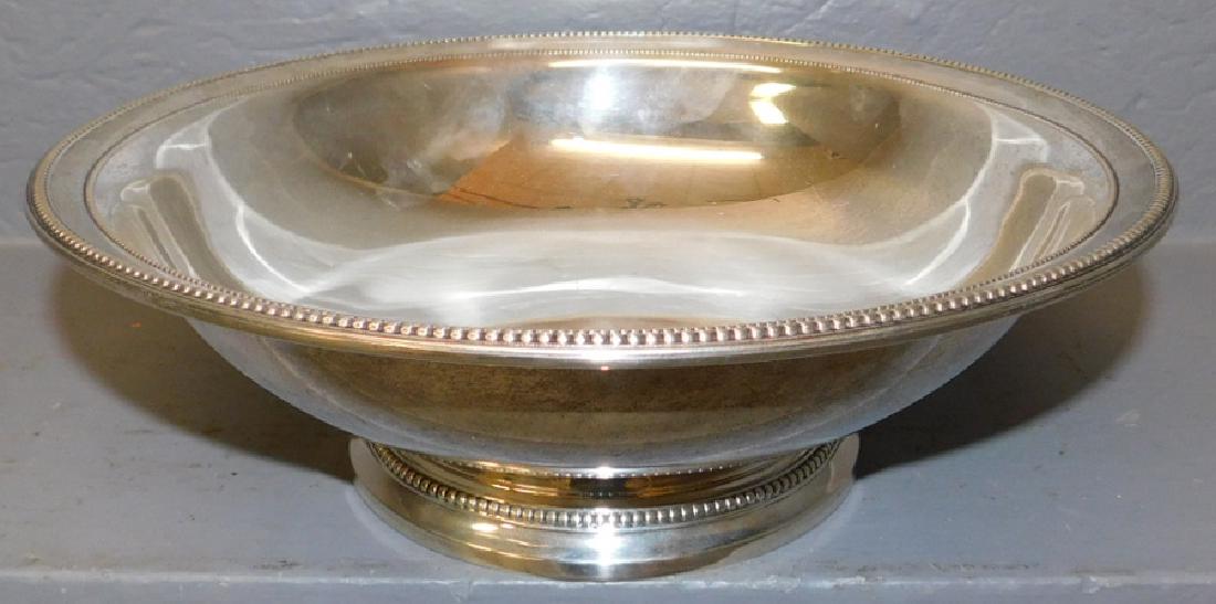 Manchester Sterling footed bowl (20 troy oz.) (1 of 3)