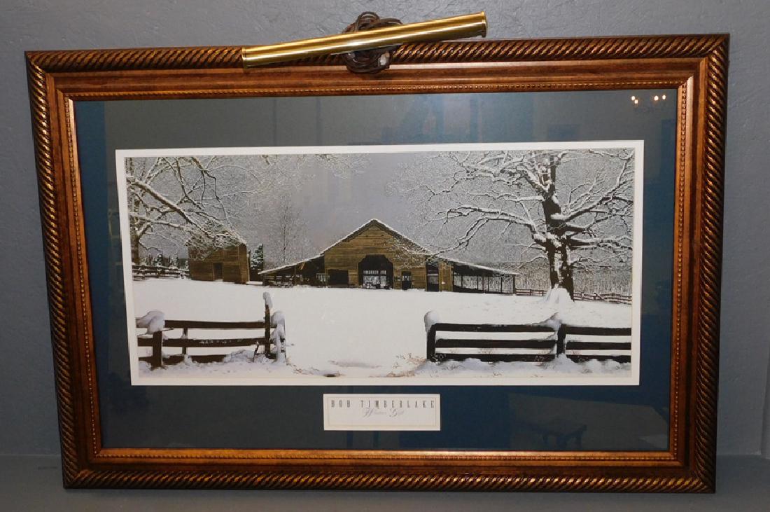 Bob Timberlake "Winter's Gift" framed print