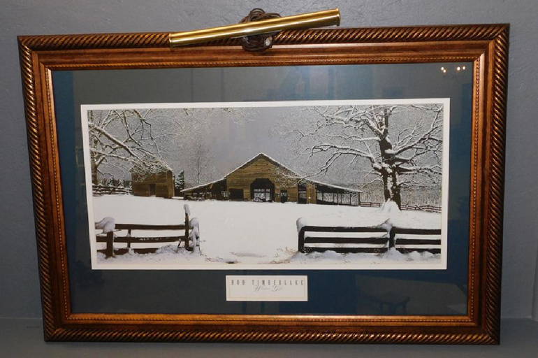 Bob Timberlake "winter's Gift" Framed Print