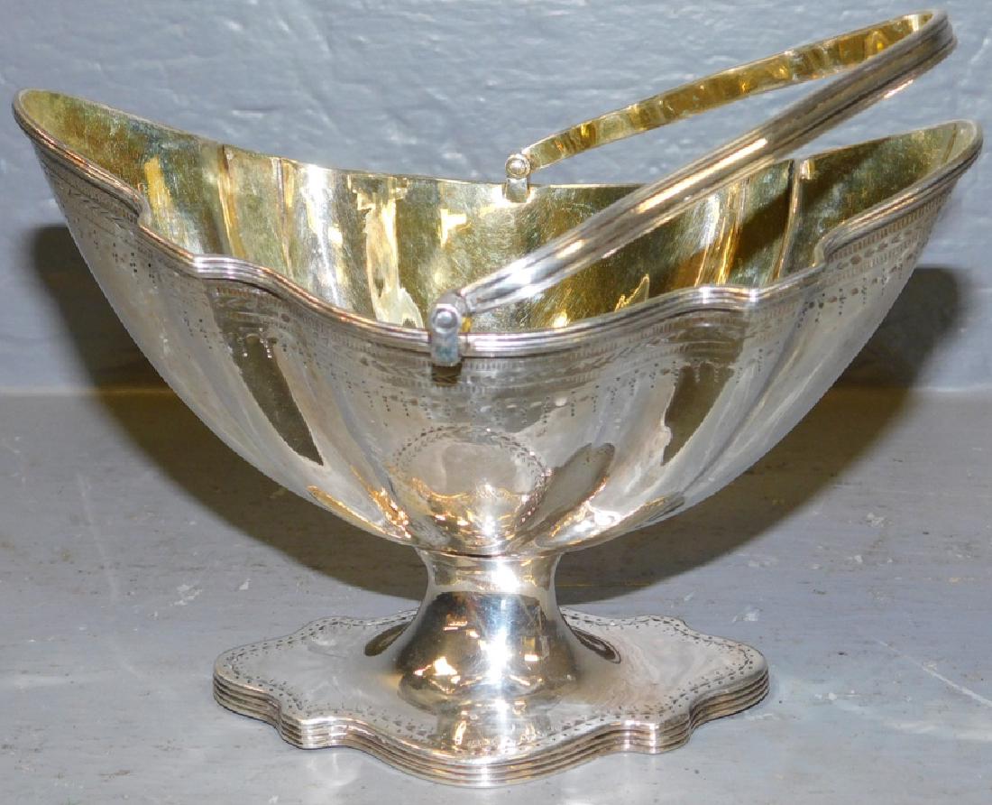 Charles Hougham George III sterling basket dated 1788. (1 of 3)
