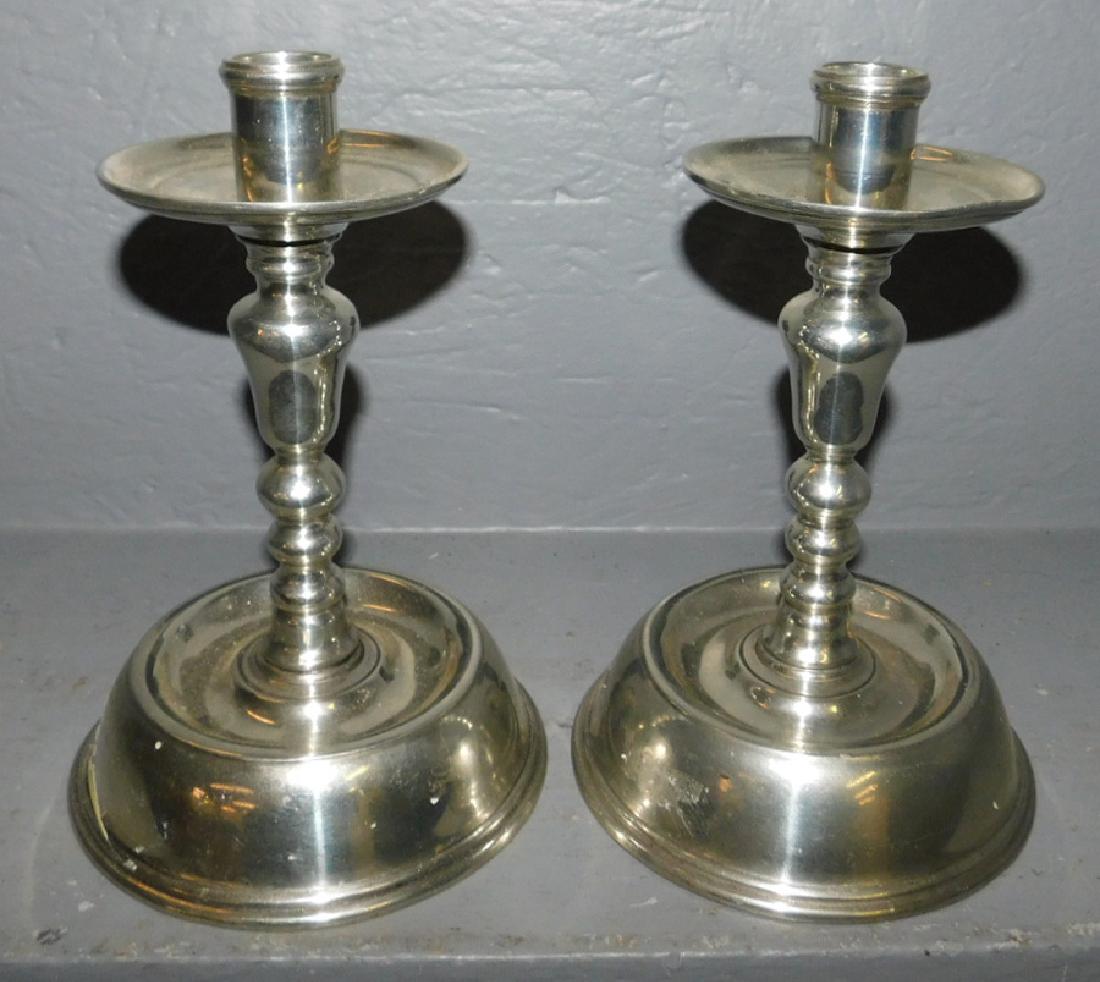 Pr bell bottom metal candlesticks by Pierre Deux. (1 of 3)