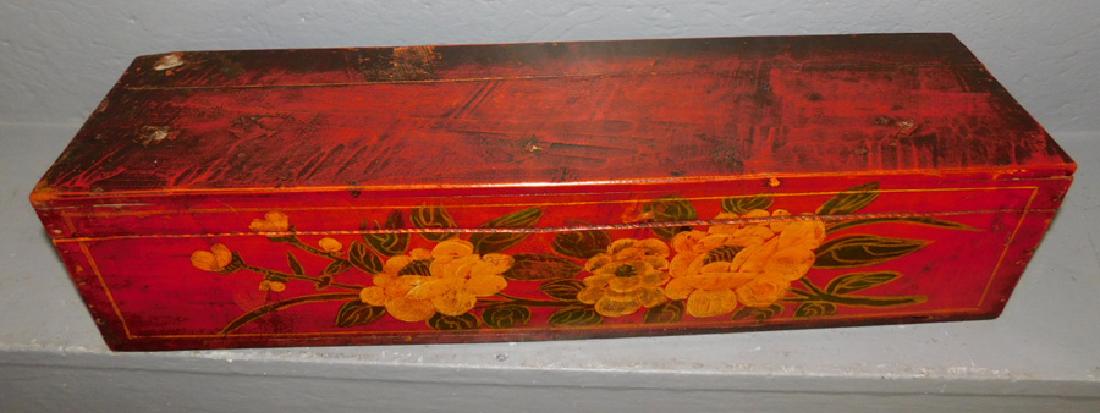 Decorated primitive box. (1 of 2)