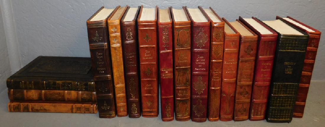 16 leather-bound Classic Great Works novels. (1 of 2)