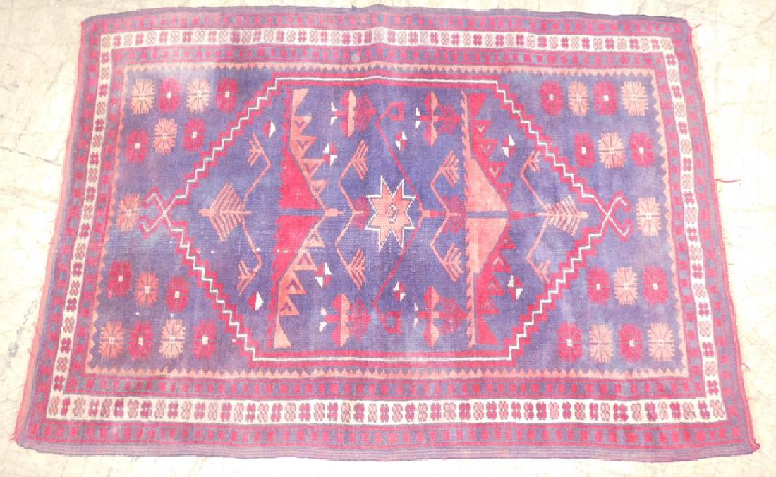 4' x 3' Antique hand made prayer rug. (1 of 2)