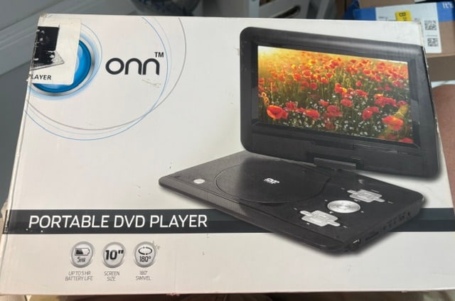 ONN Portable DVD Player: Refurbished new never used. In original box with all papers