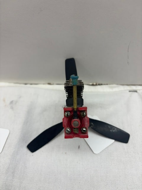 Vintage Cox .049 Glow Plug Gas Engine with Wood Propeller: gas engine with all adjustments included' Has good compression