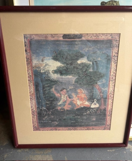 Matching set of Prints: Print very good Frames scratchedMeasures 19 Inches by 22 Inches
