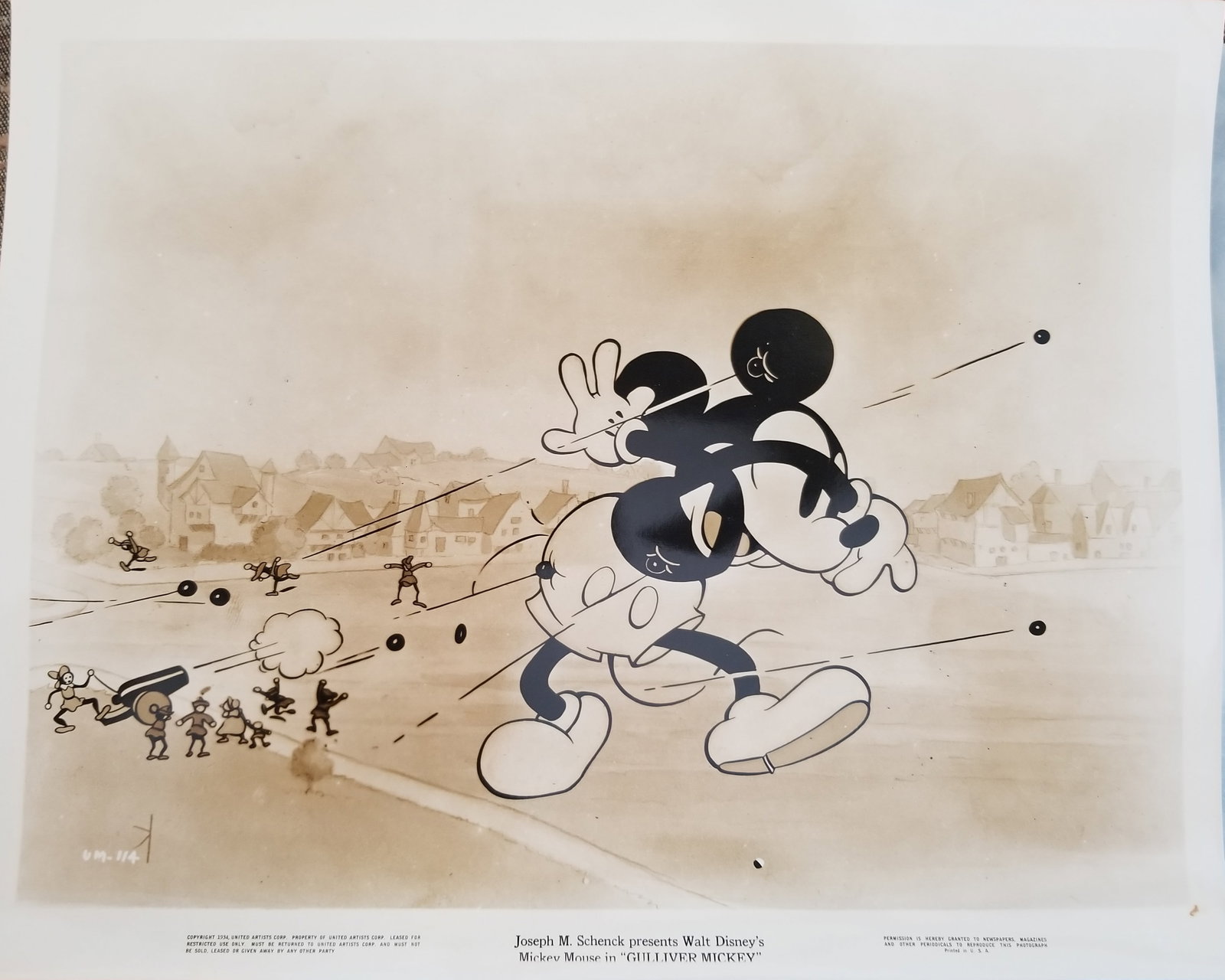 Mickey Mouse in Gulliver Mickey 1934. (Total suite: 1 of 6) - 3