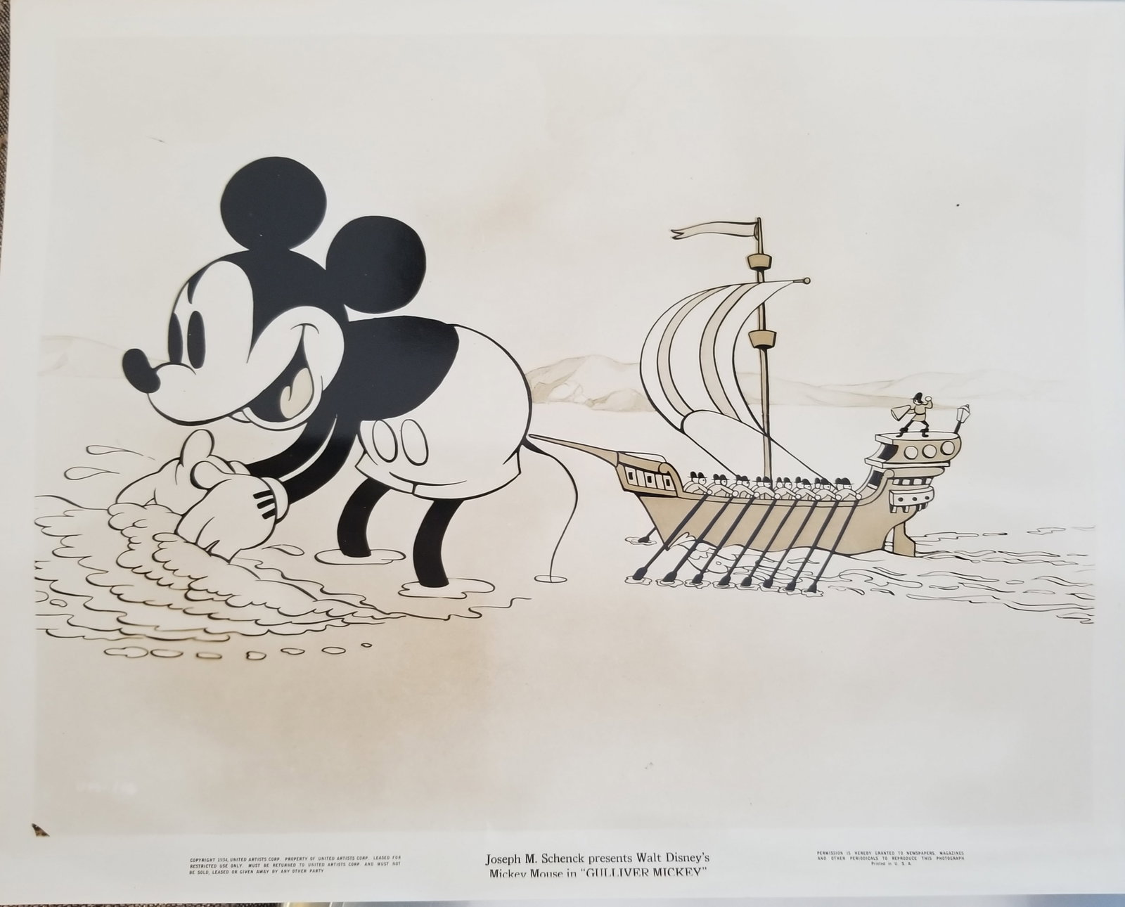 Mickey Mouse in Gulliver Mickey 1934. (Total suite: 1 of 6) - 4