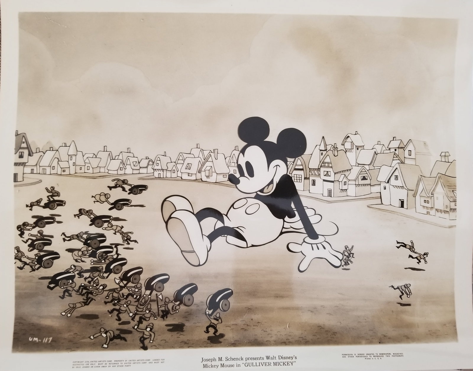 Mickey Mouse in Gulliver Mickey 1934. (Total suite: 1 of 6) - 5