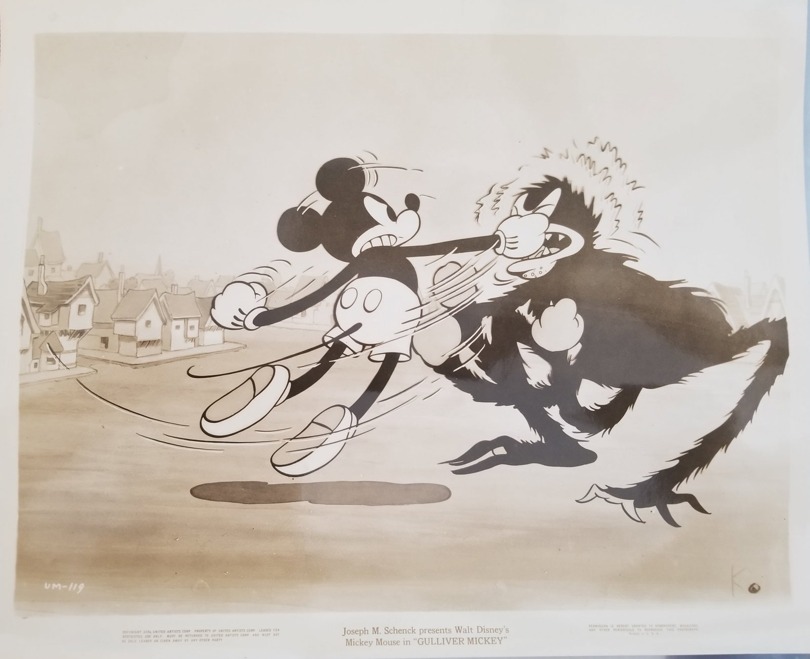 Mickey Mouse in Gulliver Mickey 1934. (Total suite: 1 of 6) - 6