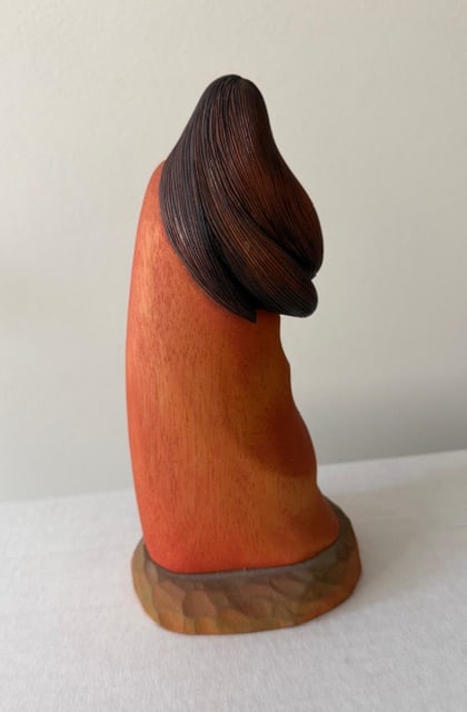 Dancing Leaf Wood Sculpture - 2