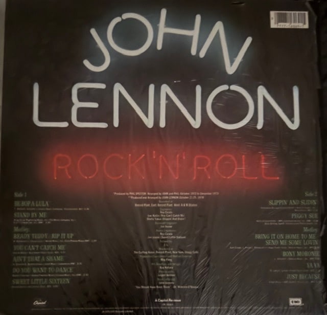 John Lennon Rock 'N' Roll - 2
