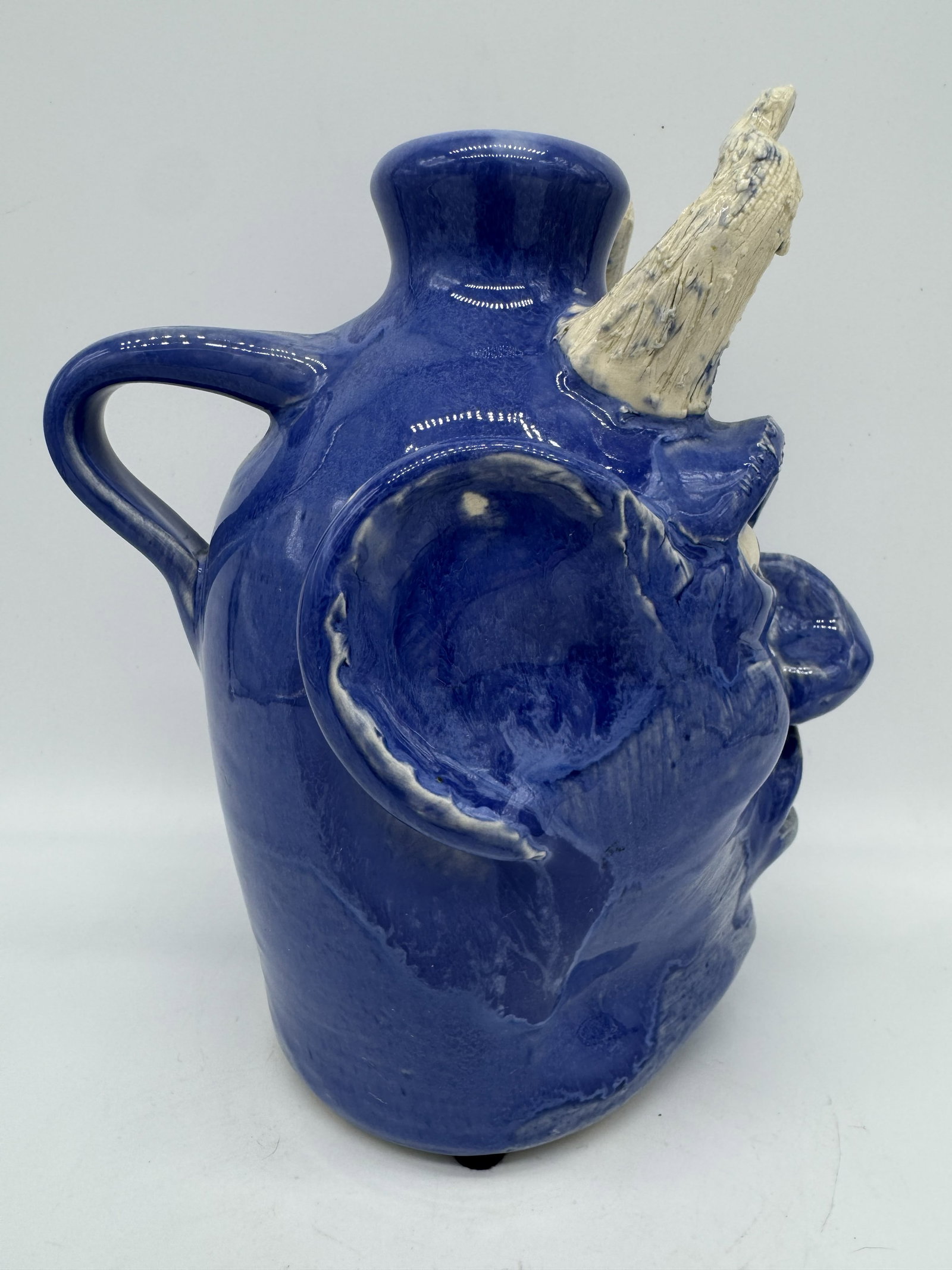 Eric Hewell Devil Face Jug - 4