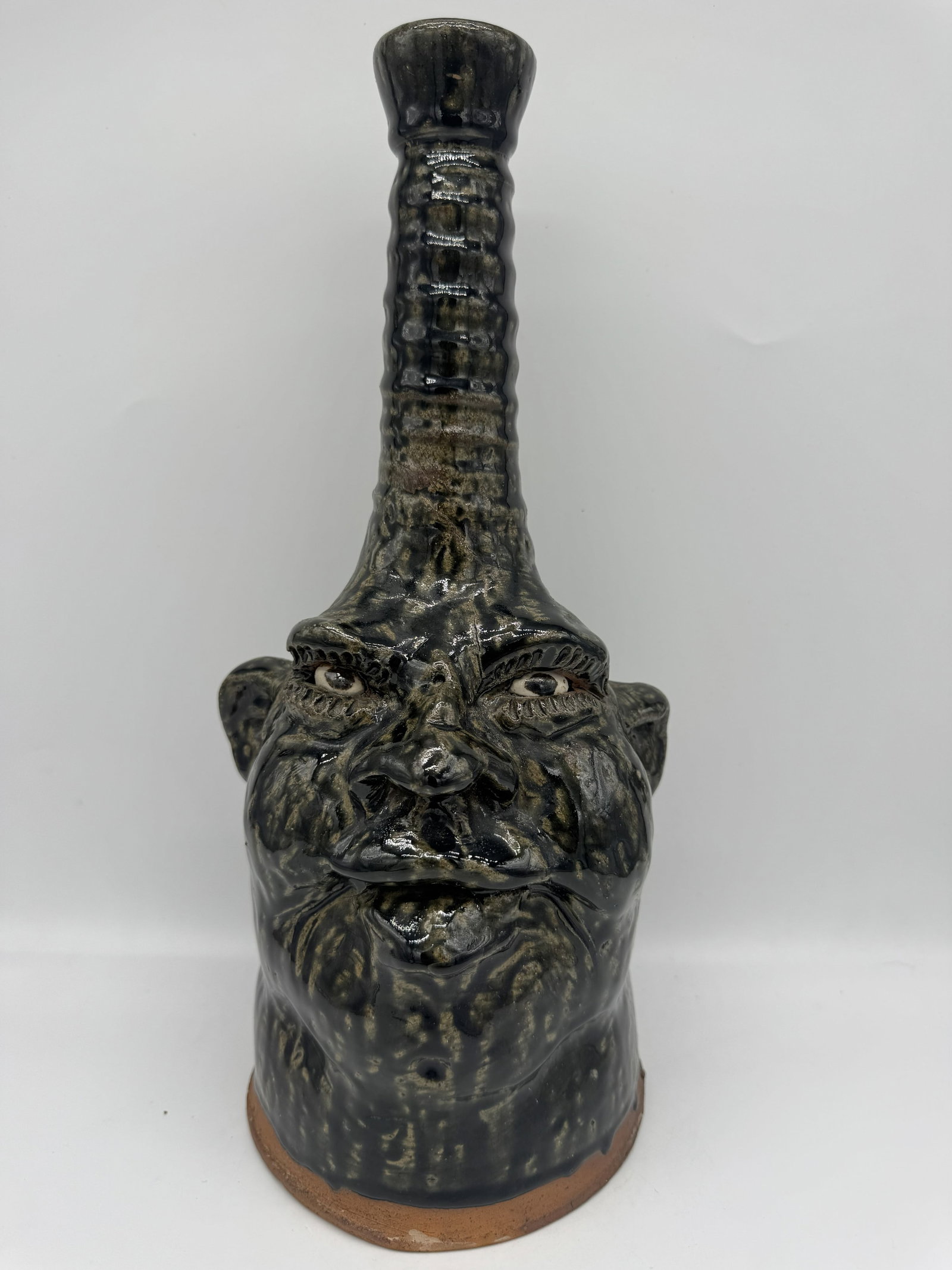 Clete Meaders Candle Stick Holder Face Jug (1 of 5)