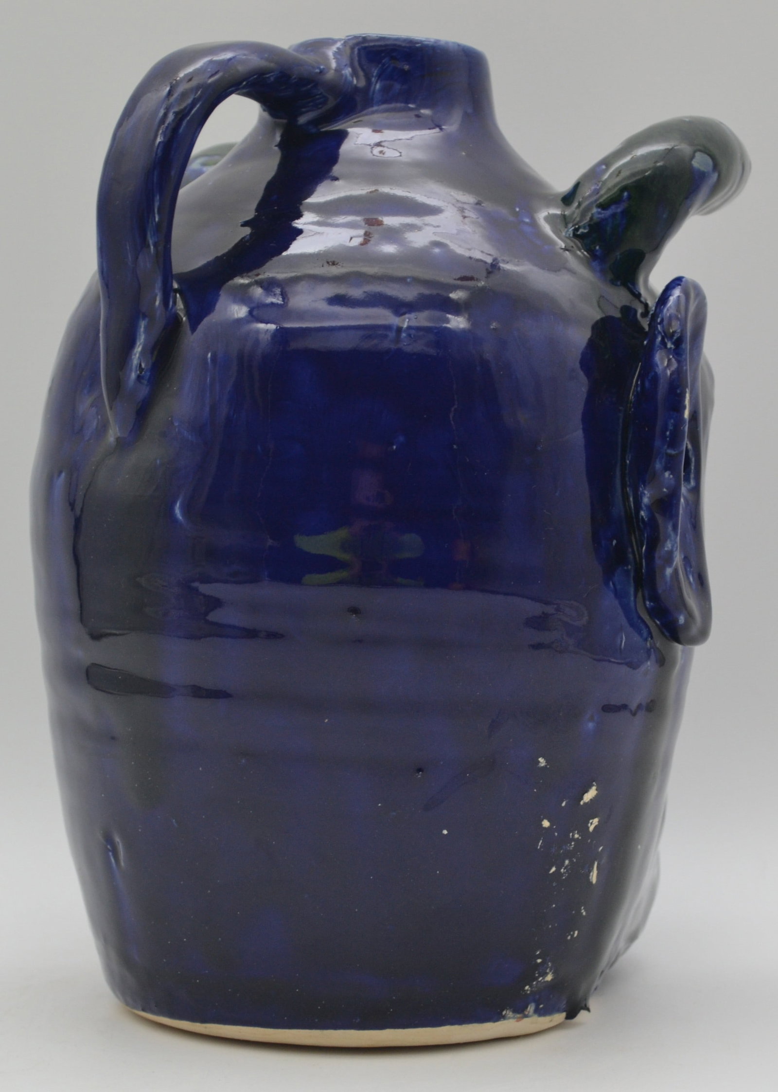 Extremely Rare Edwin Meaders Devil Face Jug - 6