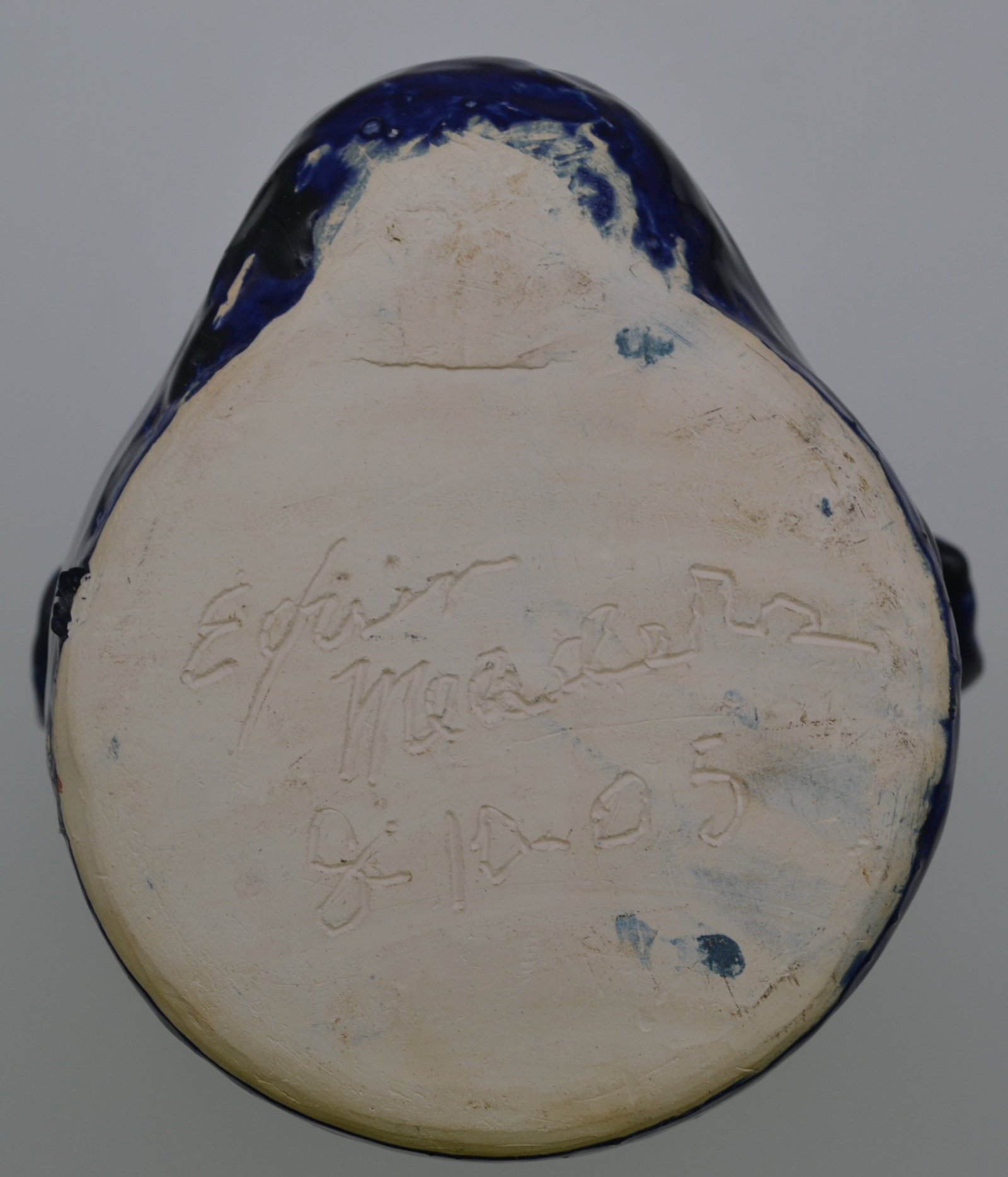Extremely Rare Edwin Meaders Devil Face Jug - 9