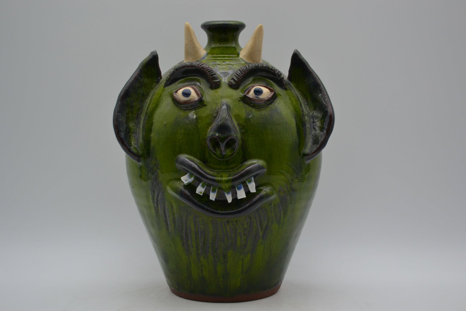 A.V. Smith Devil Face Jug - 2