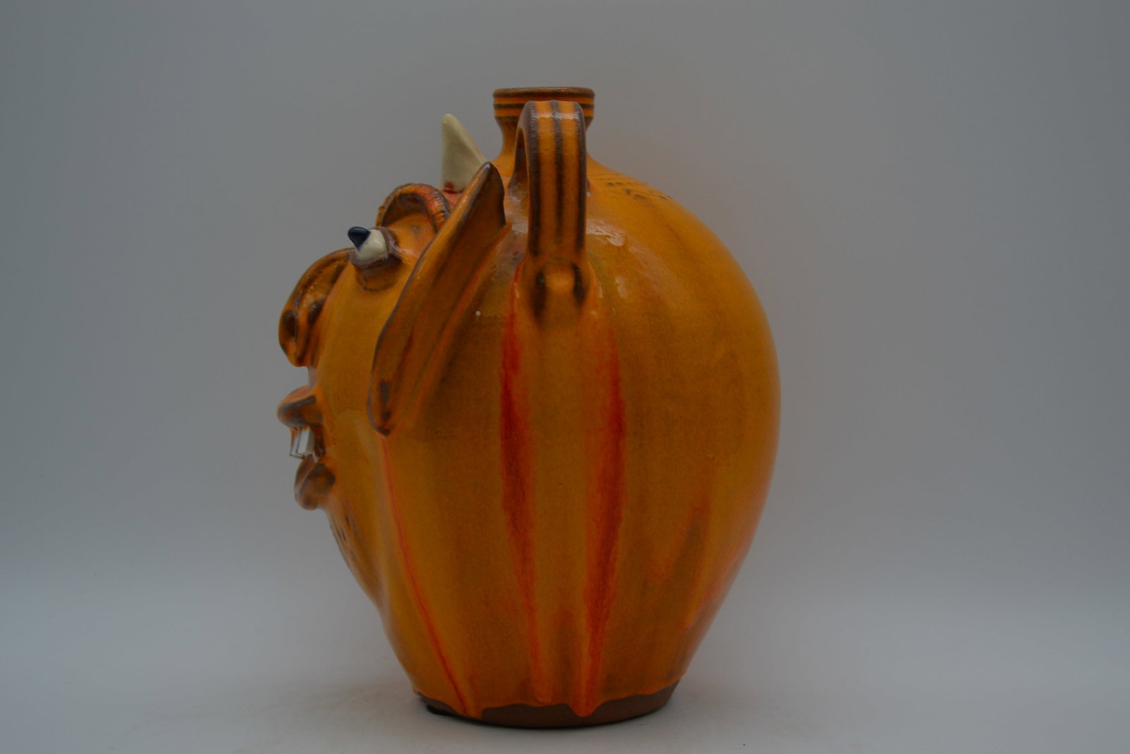 A.V. Smith Devil Face Jug - 3