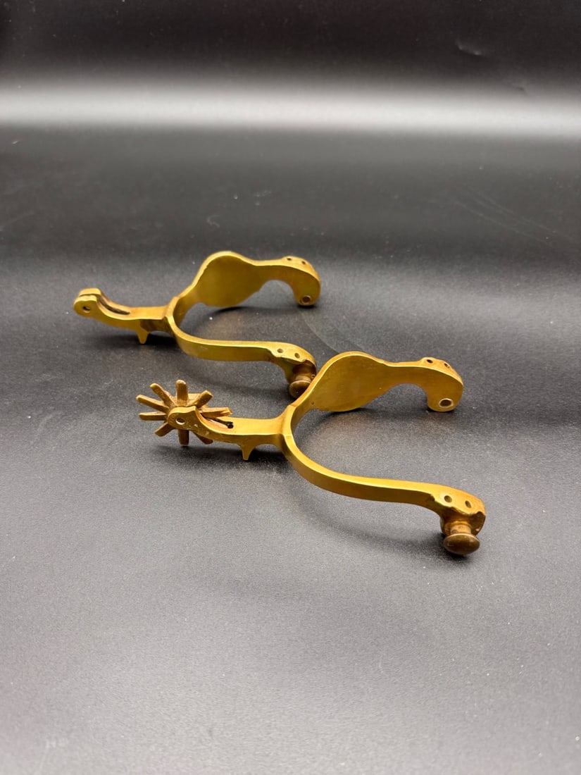 Vintage Brass Spur Set (1 of 4)