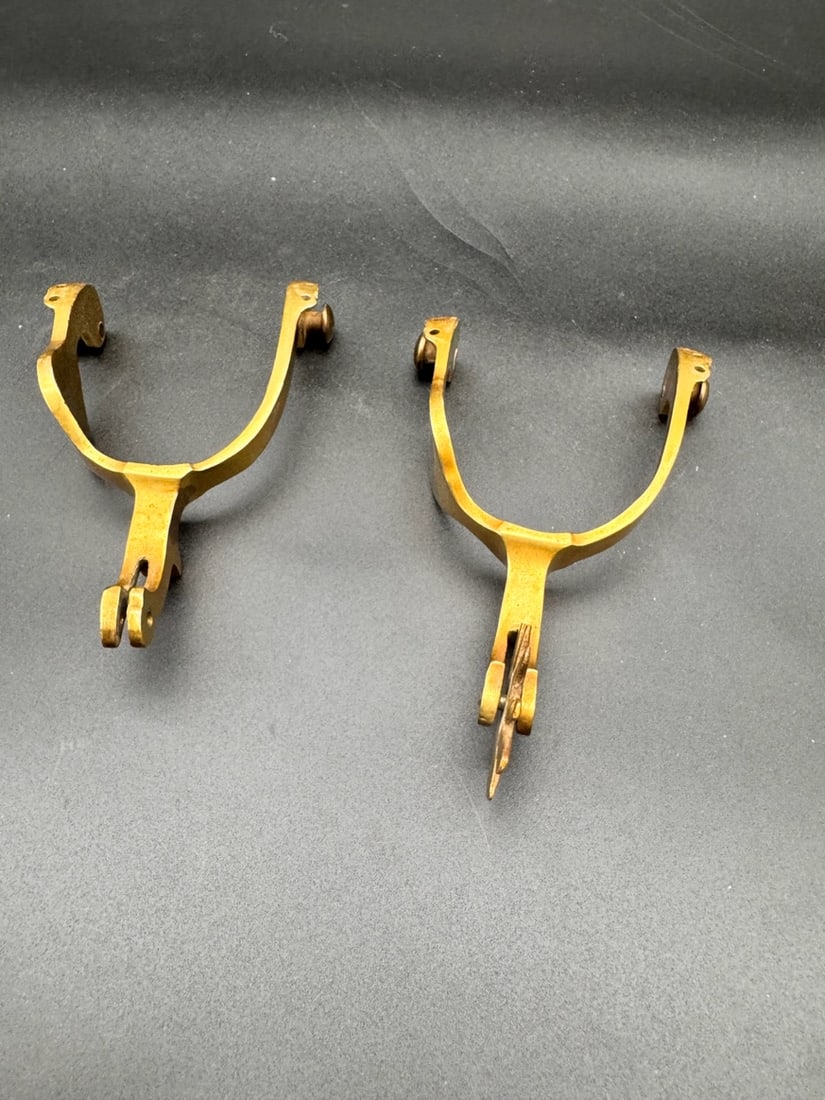 Vintage Brass Spur Set - 2