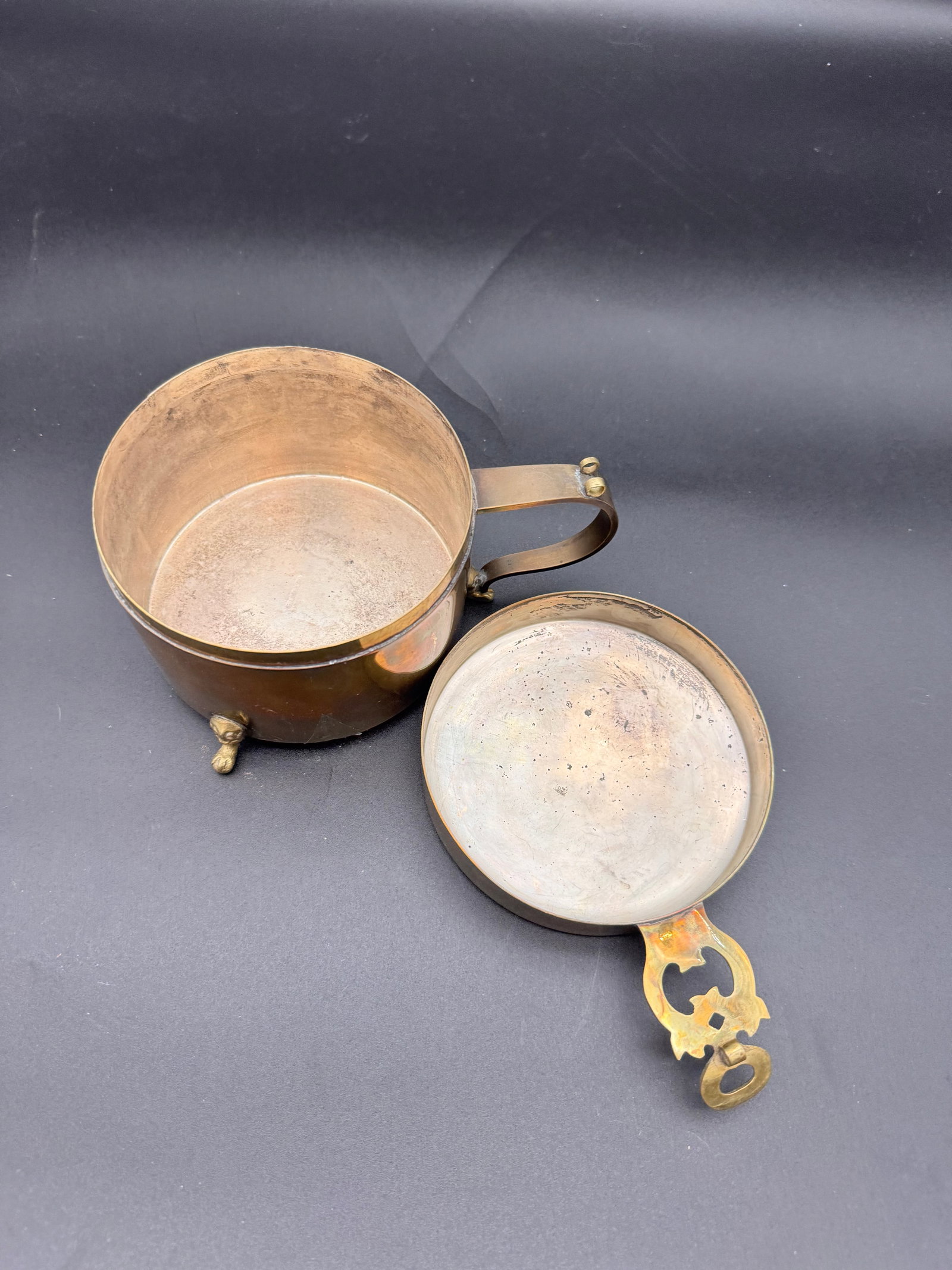 Brass Pot / Wine Cooler/ Trinket Box with Lid - 5