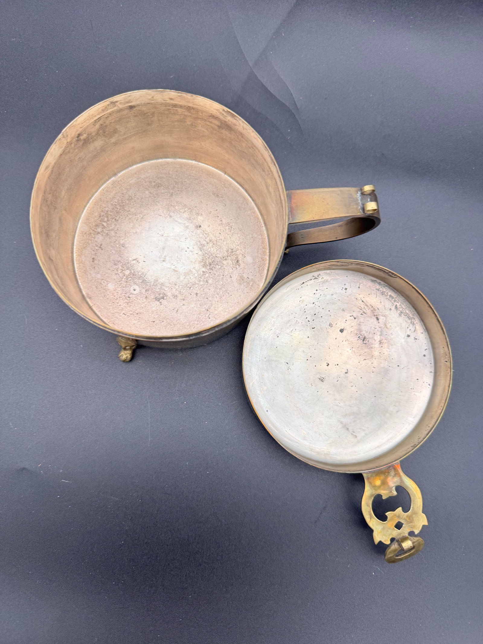 Brass Pot / Wine Cooler/ Trinket Box with Lid - 6