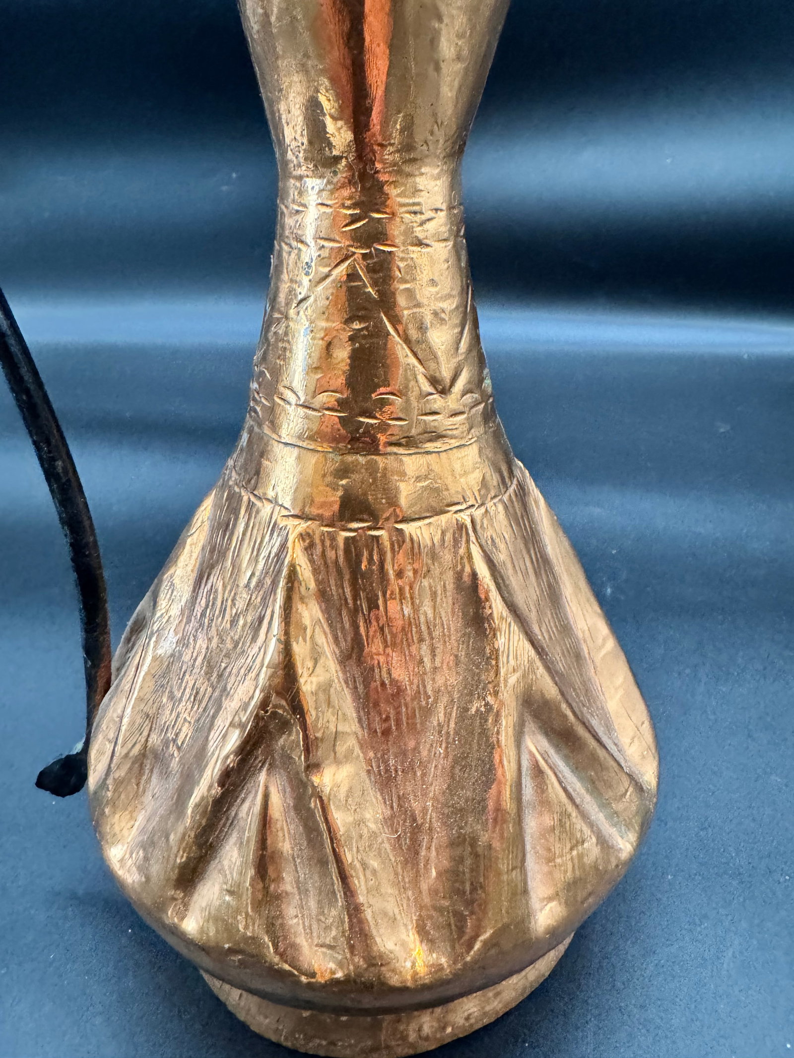 Handcrafted Antique Copper Pitcher - 5
