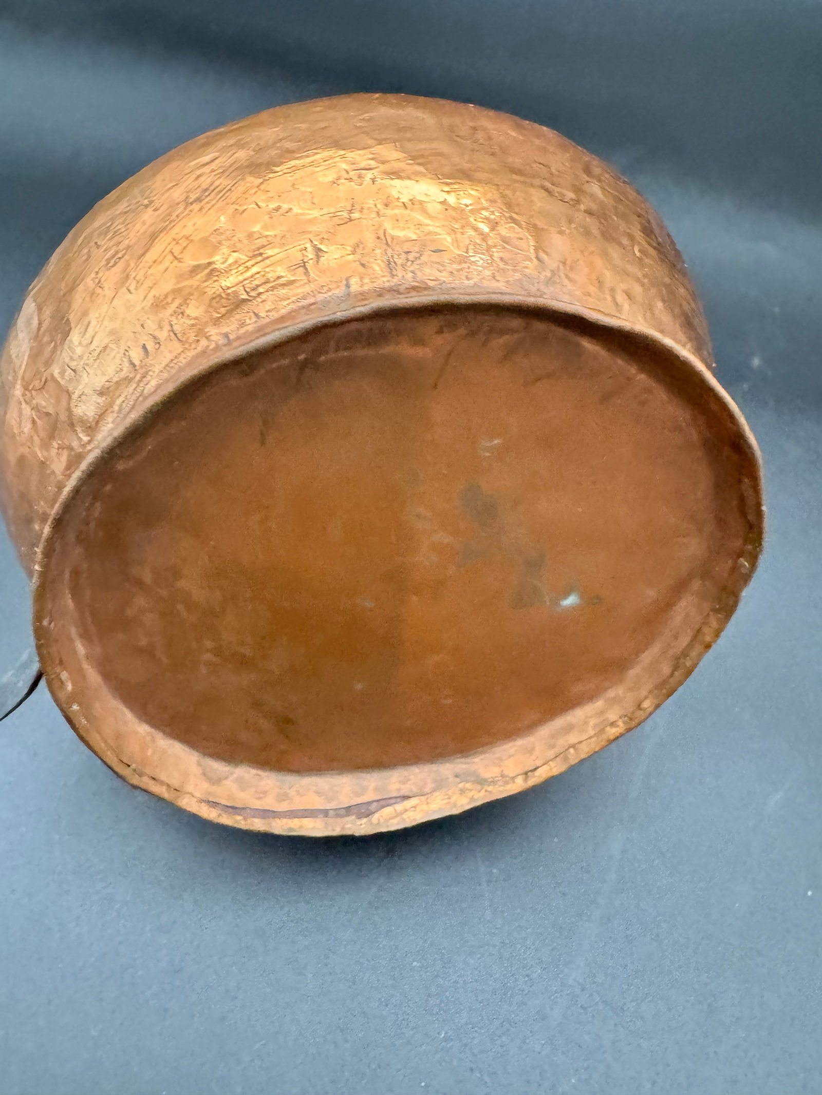 Handcrafted Antique Copper Pitcher - 6
