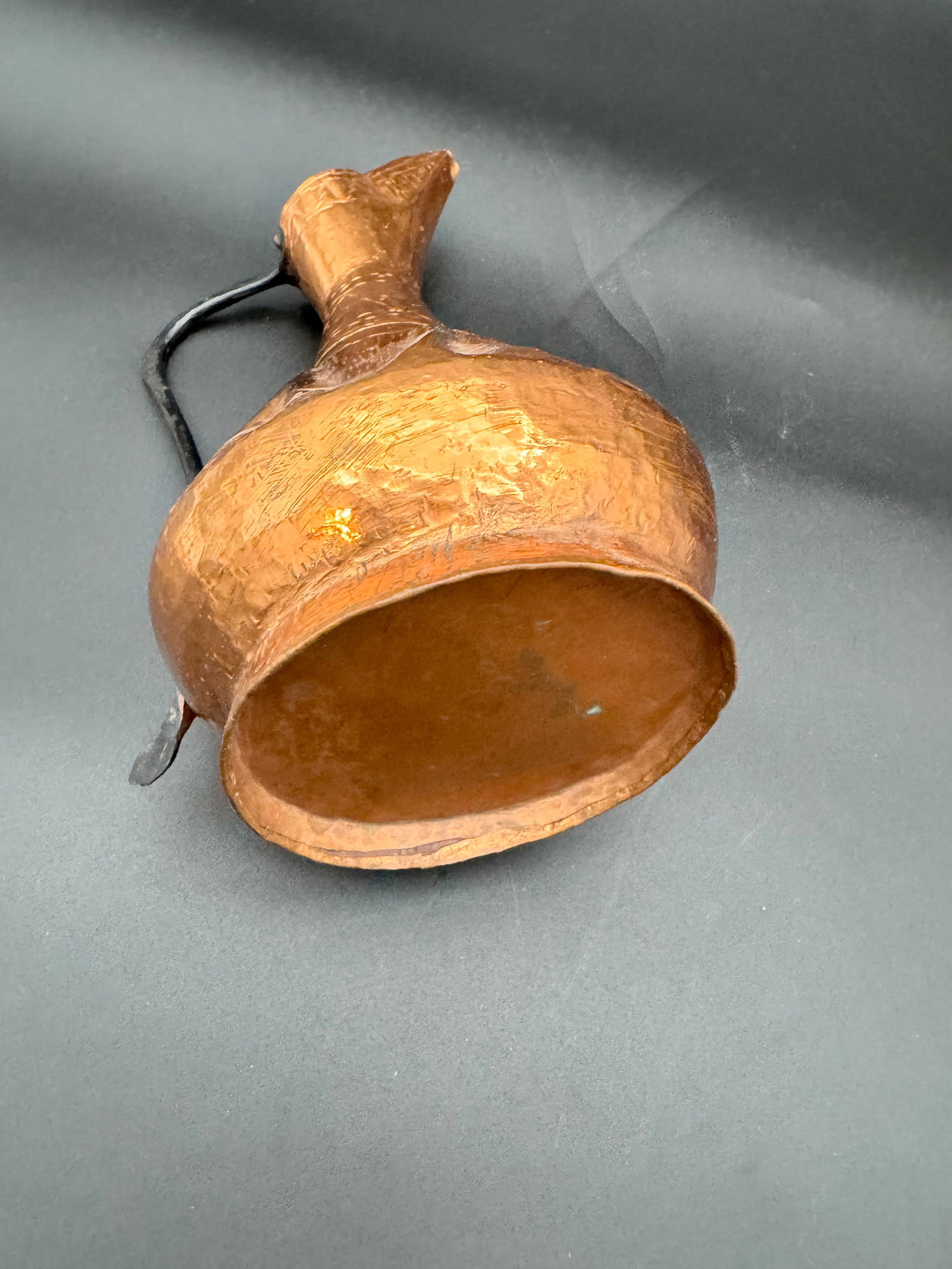 Handcrafted Antique Copper Pitcher - 7