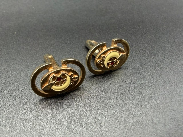 Masonic Shriner Cuff Links - 2