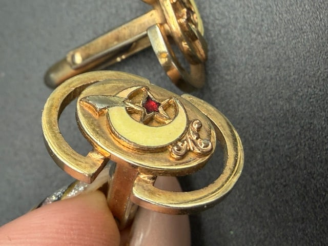 Masonic Shriner Cuff Links - 5