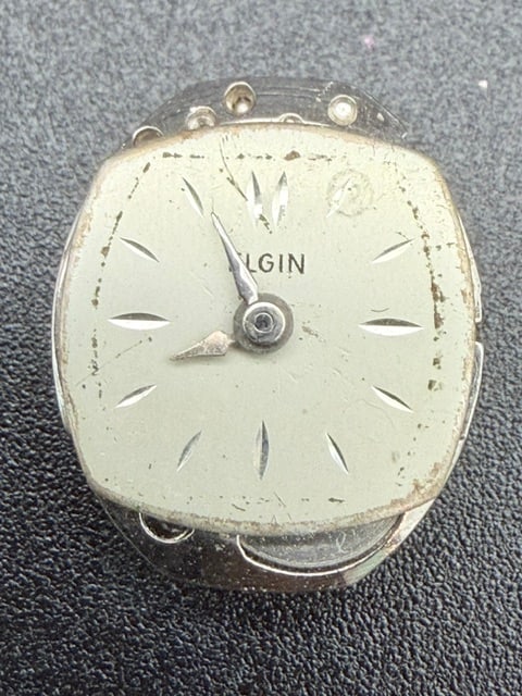 Vintage Elgin Watch Face: Vintage Elgin Watch Face