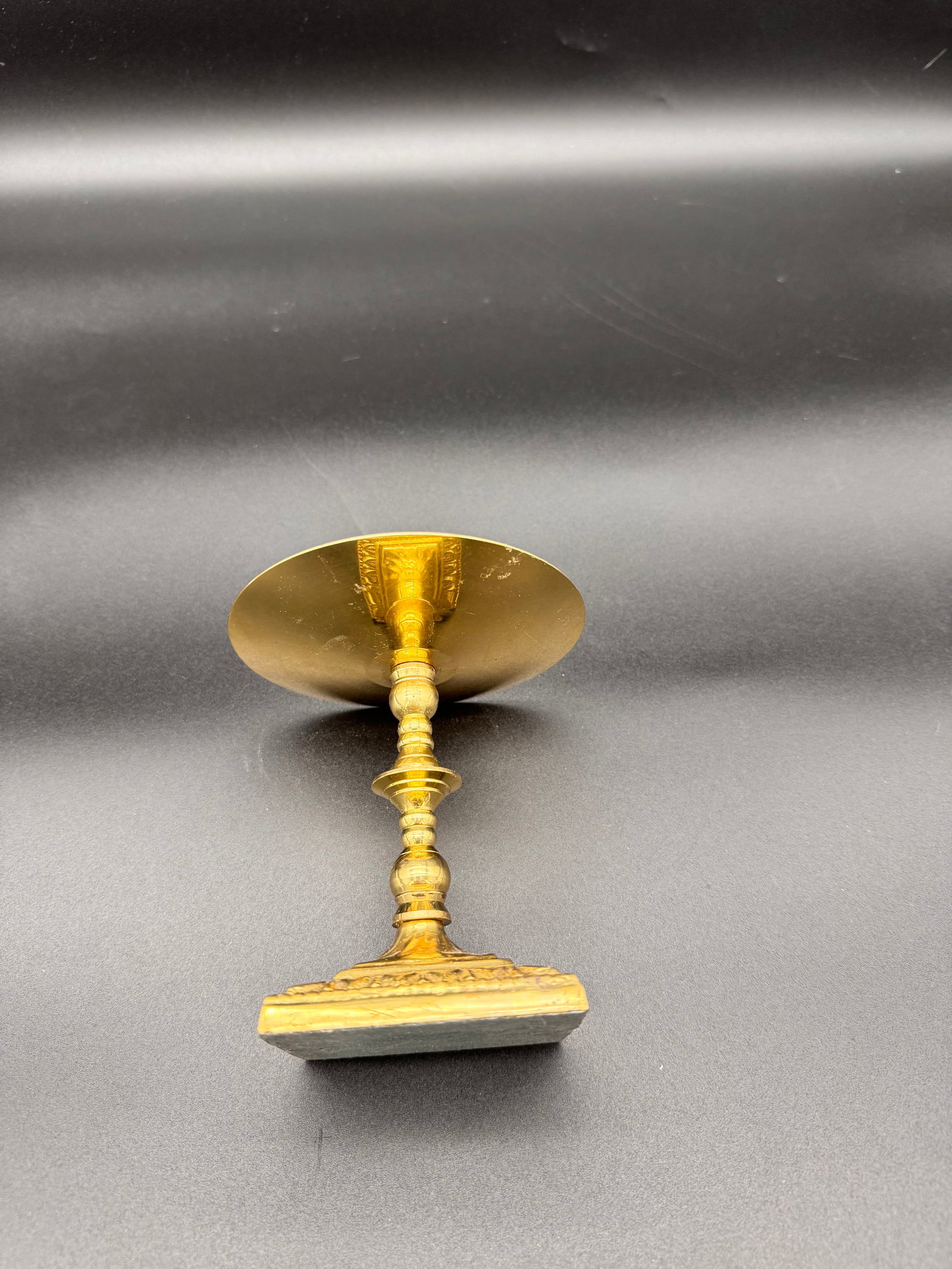 Brass Candle Pedestal Stand - 2