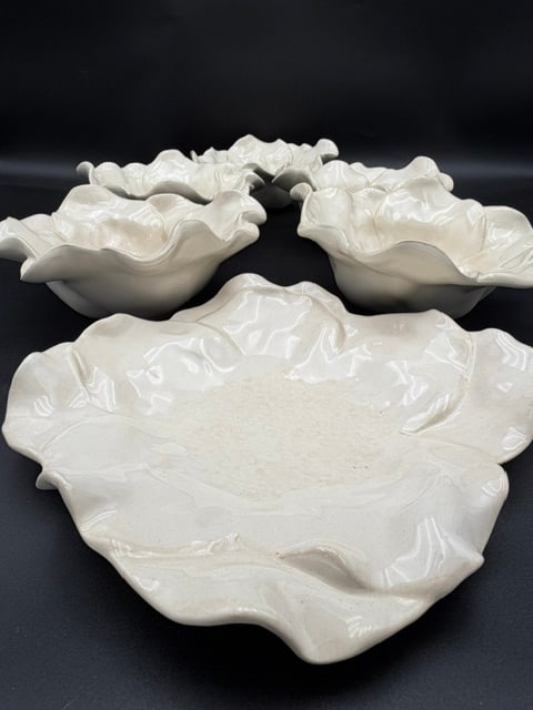 Pottery Barn Bowls and Dish Set - 4