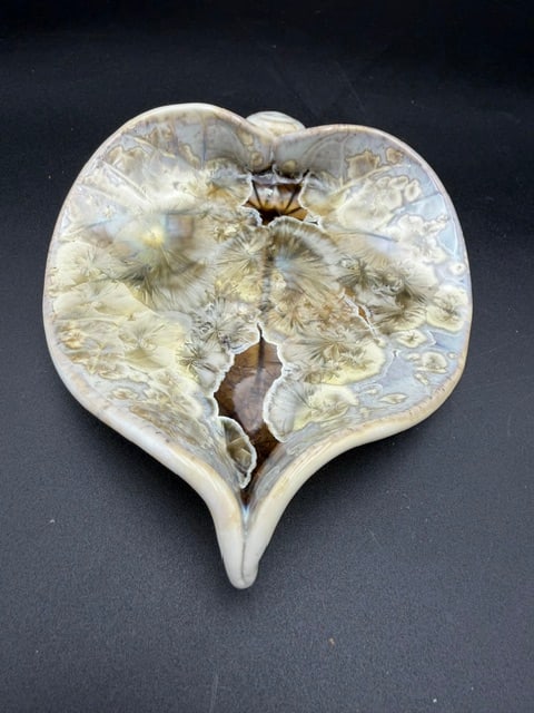 Handcrafted Trinket Leaf Dish - 2