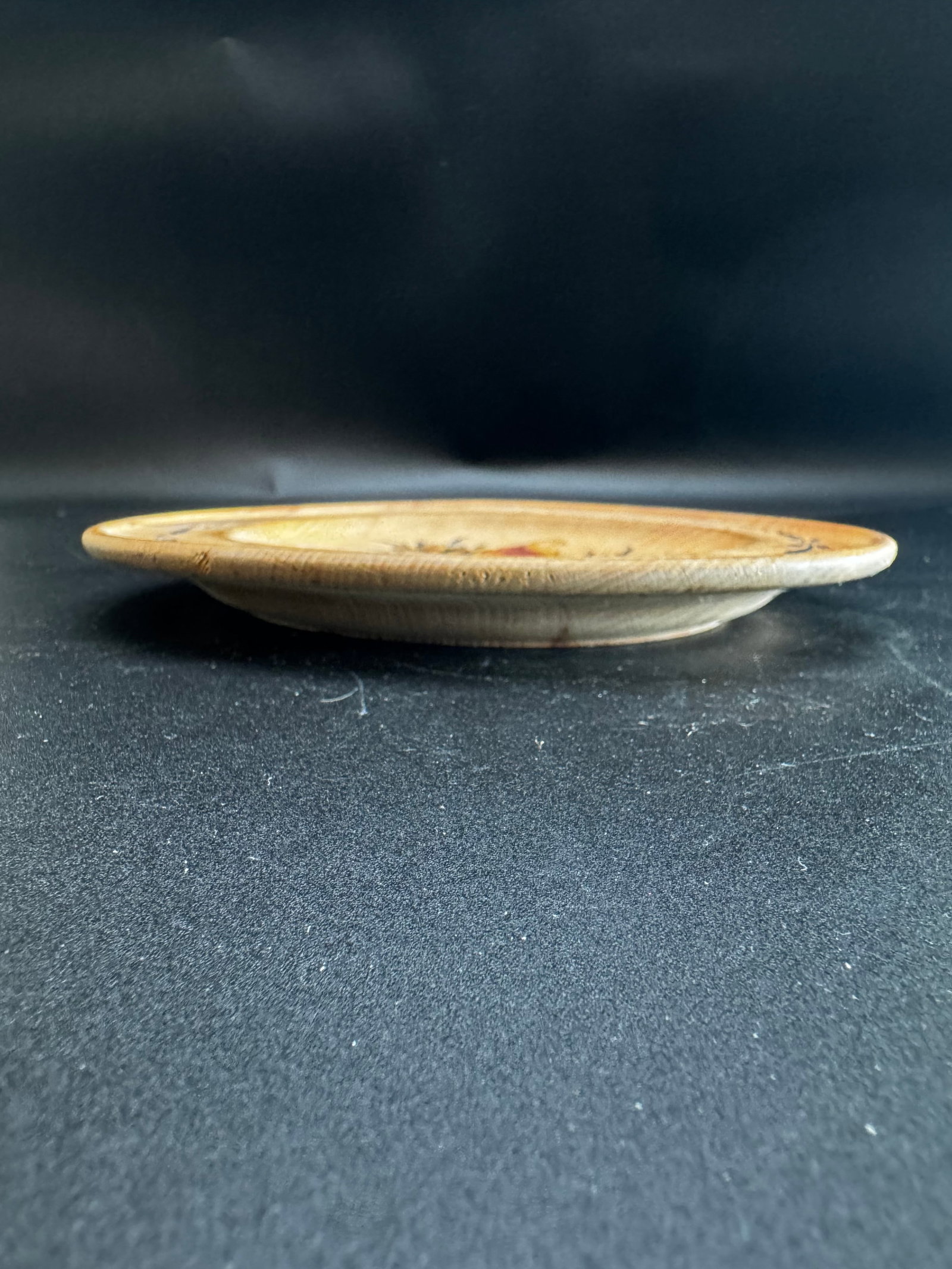 Hand Painted Wood Dish - 5