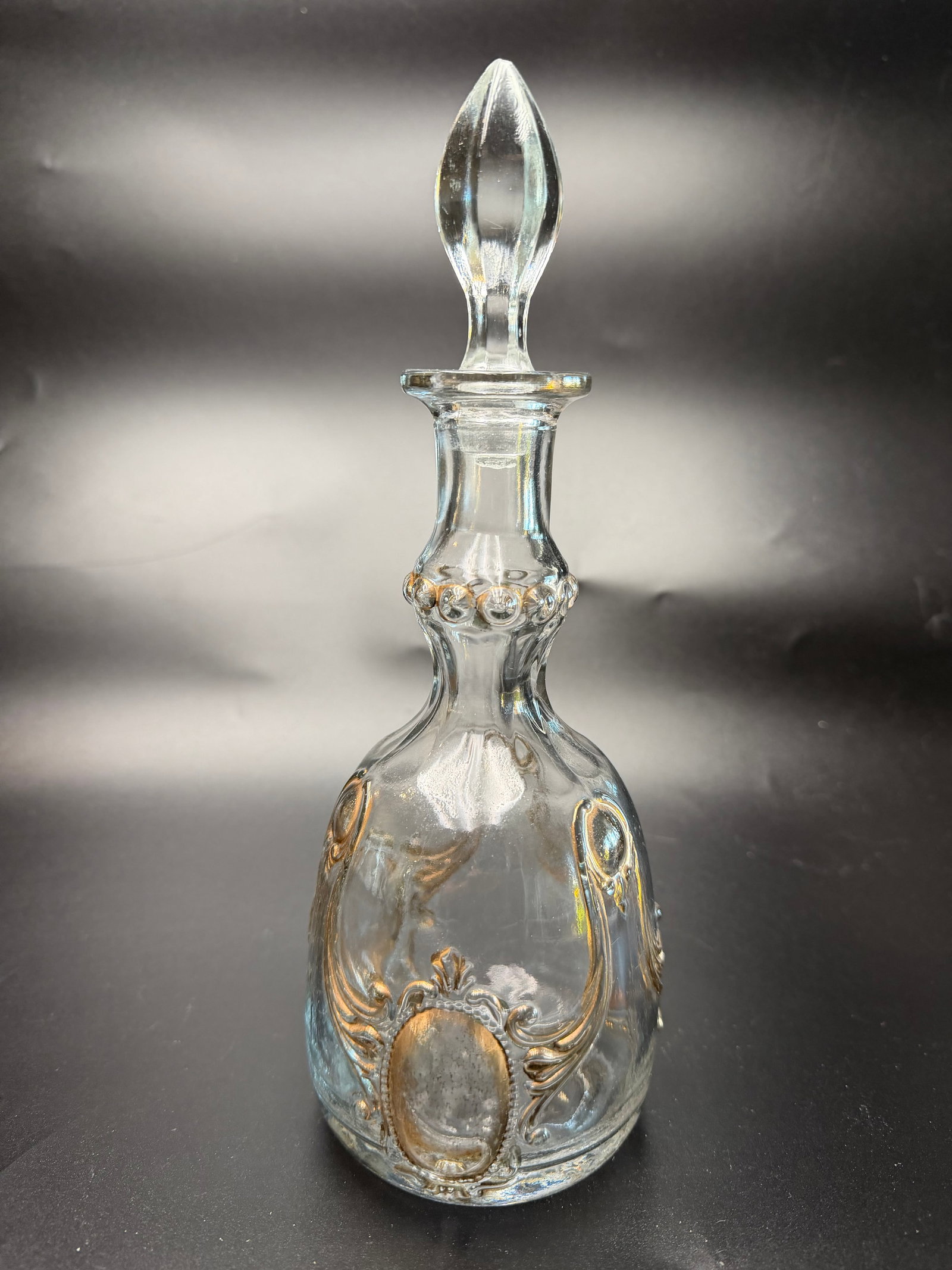 Antique Early American Pressed Glass Decanter (1 of 6)