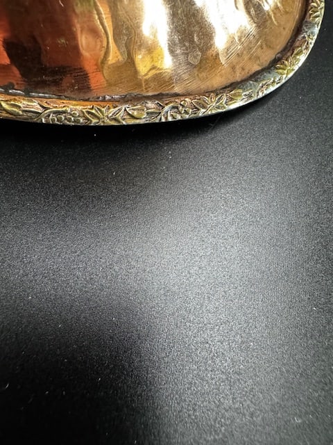 Vintage Hammered Copper Pitcher - 8
